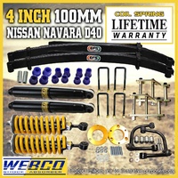 4 Inch 100mm Pre Assembled Lift Kit EFS Leaf Control Arm for Nissan Navara D40
