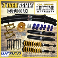 3 Inch Pre Assembled Lift Kit Shock King Springs EFS Leaf for Isuzu D Max 12-20