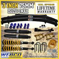 3 Inch Pre Assembled Lift Kit Diff Drop King Springs EFS Leaf for Isuzu D Max