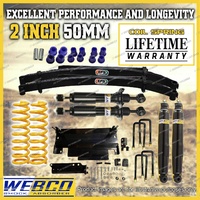 50mm Lift Kit Shock King Springs EFS Leaf Diff Drop for Nissan Navara D40