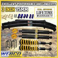 3 Inch Pre Assembled Lift Kit Shock King Springs EFS Leaf for Mazda BT-50 21-on