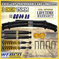 75mm + 50mm Pre Assembled Lift Kit EFS Leaf King Spring for Mazda BT-50 21-on