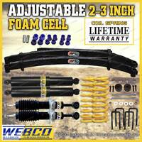 Adjustable 2 - 3 Inch Foam Cell Lift Kit Diff Drop EFS KING for Foton Tunland