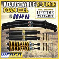 Adjustable 2¡± - 3" Pre Assembled Foam Cell Lift Kit EFS Leaf for Foton Tunland