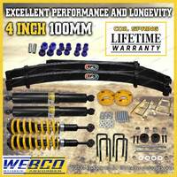 4 Inch 100mm Pre Assembled Lift Kit EFS Leaf Diff Drop for Foton Tunland 12-on