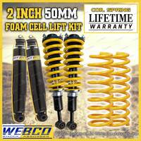 2" 50mm Foam Cell Lift Kit Complete Strut King Coil for Toyota Prado 120 150