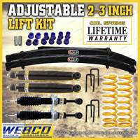 2"-3" Adjustable Lift Kit Shocks King Coil EFS Leaf for Ford Ranger PX 12-18