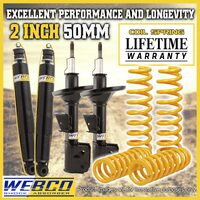 2" 50mm Lift Kit Webco Shocks King Coil Springs for SUZUKI Grand Vitara SQ 98-03