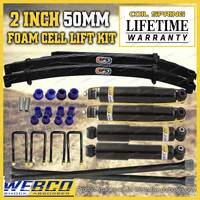 2" Lift Kit Foam Cells Raw Torsion Bar EFS Leaf for Holden Rodeo TFS R7 R9