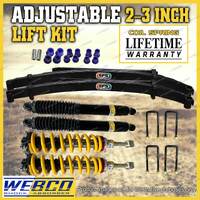 2-3 Inch ADJ Complete Strut Lift Kit King Coil Leaf for GWM Great Wall Cannon