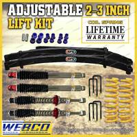 2"-3" Adjustable Lift Kit Shock Absorbers King Springs EFS Leaf for LDV T60