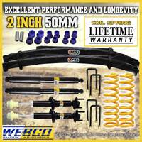 2" 50mm Lift kit Webco Shock King Coil EFS Leaf for Volkswagen Amarok 23-ON