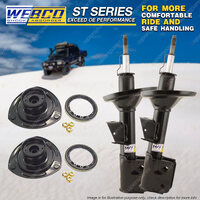 Front Shock Absorbers & Strut Mount Bearing Kit for Hyundai iLOAD iMAX TQ 08-13