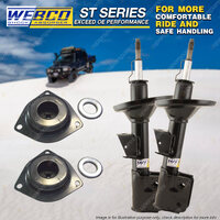 Front Shock Absorbers & Strut Mount Bearing Kit for Nissan Pathfinder R50 99-01