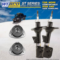 Front Shock Absorbers & Strut Mount Bearing Kit for Subaru Forester SF 97-02