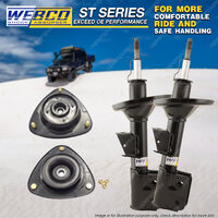 Front Shock Absorbers & Strut Mount Bearing Kit for Subaru Forester SH 08-13