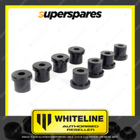 Whiteline Front Spring - eye rear and shackle bushing for HOLDEN DROVER QB