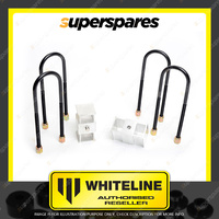 Whiteline Rear 2.5 Inch Lowering Block Kit for HOLDEN RODEO KB KBD Series