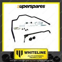 Whiteline Front and Rear Sway Bar Vehicle Kit for Mitsubishi Triton MQ MR 4WD