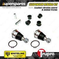 Whiteline Lower Control Arm Bush + Trupro Lower Ball Joint for Holden Astra LD