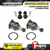 Whiteline Lower Control Arm Bush + Trupro Lower Ball Joint for Ford Kuga TE TF