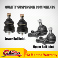Premium Quality 4 Lower + Upper Ball Joints for Ford F250 4WD 1999-2004