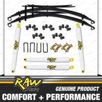 RAW Shock + Leaf Springs for MITSUBISHI PAJERO NH NJ 2"50mm Lift Kit 250KG