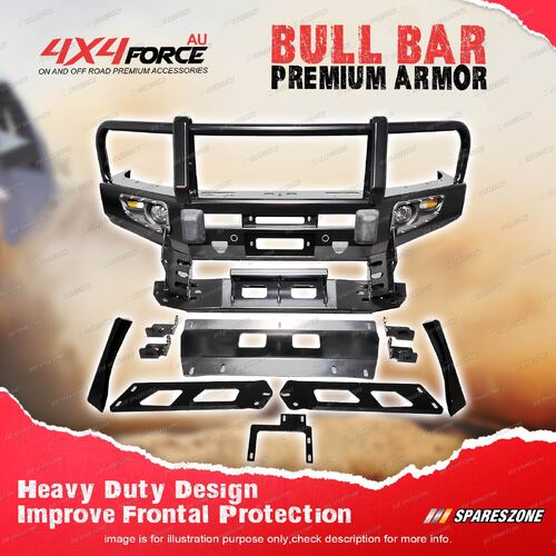 Premium Armor Bumper Bullar with Skid Plate 3 LOOP for Ford Ranger PX T6