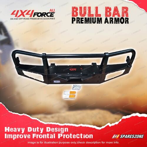 Premium Front Armor Bumper Bullbar with 3 LOOP for Nissan Patrol Y60 GQ