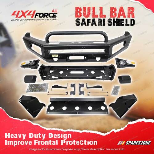 Safari Shield Bumper Bullbar With with U LOOP for Volkswagen Amarok 11-23