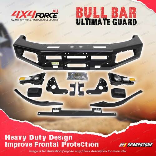 4X4FORCE Ultimate Guard Bull Bar No Loop Bumper Bar for Toyota Hilux Vigo 05-11