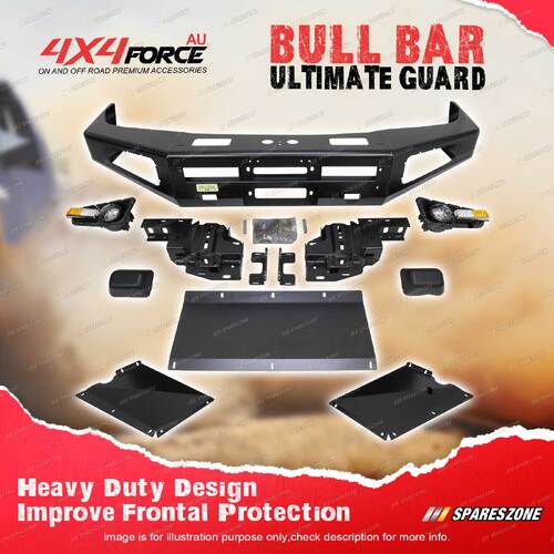 4X4FORCE Ultimate Guard Bull Bar No Loop for Toyota Landcruiser 79 Series 12-23