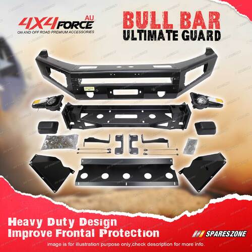 4X4FORCE Ultimate Guard Bull Bar No Loop Bumper Bar for Volkswagen Amarok 10-20