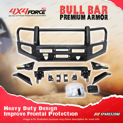 4X4FORCE Premium Armor Front 3 Loop Bull Bar for Mitsubishi Pajero V97 2006-2016