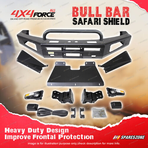 Safari Shield Front U Loop Bull Bar Bumper Bar for Nissan Patrol Y62 10-19