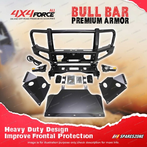 4X4FORCE Premium Armor 3 Loop Bumper Bull Bar for GWM Great Wall Cannon Alpha