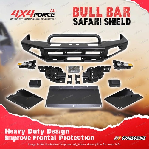 Safari Shield U Loop Bumper Bullbar for Toyota Landcruiser 100 Series