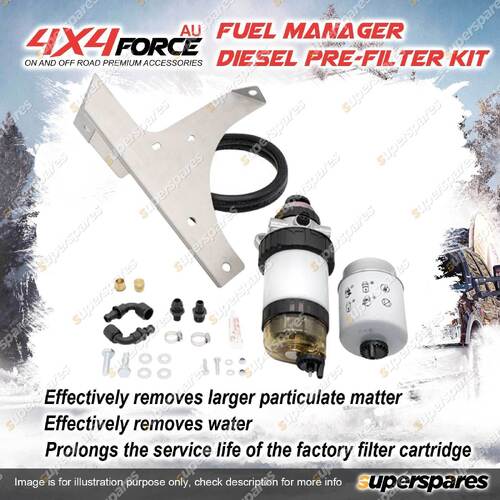 Fuel Manager Diesel Pre-Filter Kit for Mitsubishi Triton ML MN Challenger PB