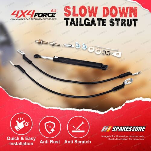 Rear 4X4FORCE Slow Down Tailgate Strut Kit for Isuzu D-Max 2012-2020 Cab Ute