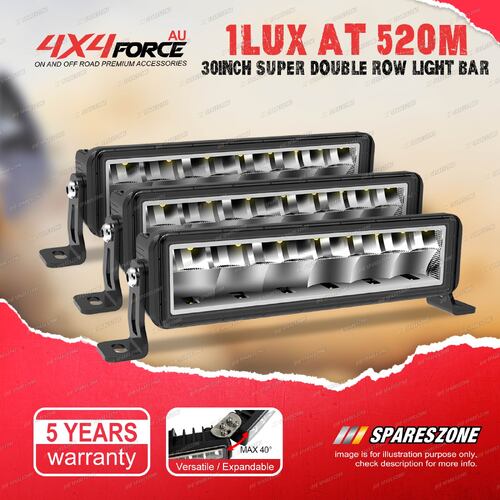 4X4FORCE 30 Inch Modular Light Bar Double Row Osram Adjustable LED Driving Lamp