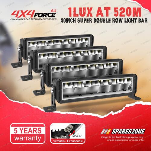 4X4FORCE 40 Inch Modular Light Bar Double Row Osram Adjustable LED Driving Lamp