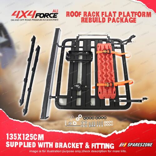 135x125 Roof Rack Flat Platform Kit Awning Recovery Board for Toyota Hilux Vigo