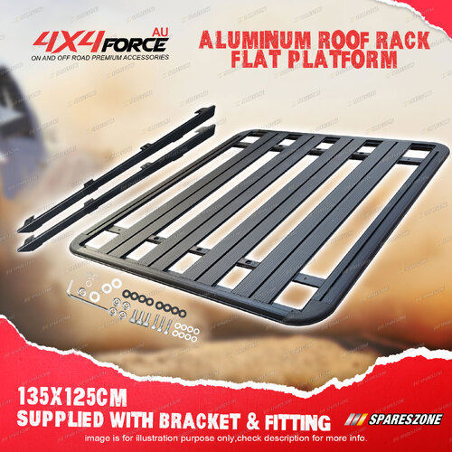 135x125cm Heavy Duty Al-Alloy Roof Rack Flat Platform for LDV T60 Dual Cab