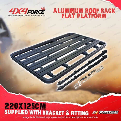 220 x 125cm Al-Alloy Roof Rack Platform & Bracket for GWM Great Wall Tank 500