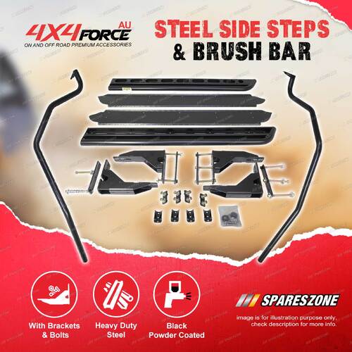 Side Steps Brush Rail Bars Rock Sliders for Toyota Landcruiser Prado 150 Series