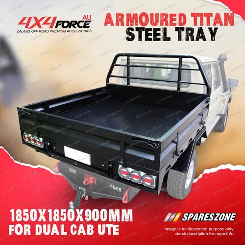 1850x1850x900mm Heavy Duty Steel Tray Powder Coatedfor Toyota Tacoma Dual Cab