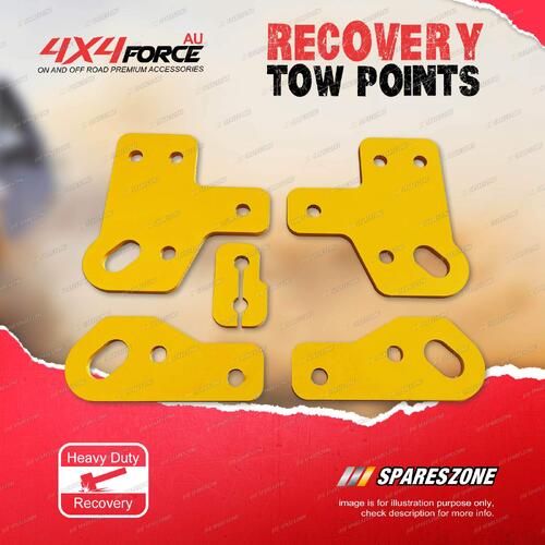 4X4FORCE HD Yellow Recovery Tow Point Kit for Toyota Hilux Revo 16-21