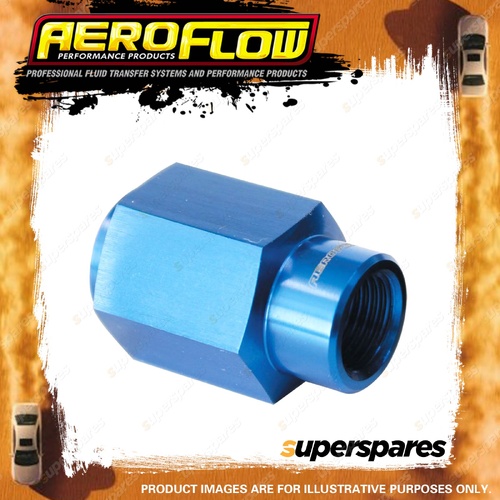 Aeroflow Fuel Pressure Gauge Adapter for Holden Commodore LS1 LS2 Engines Blue