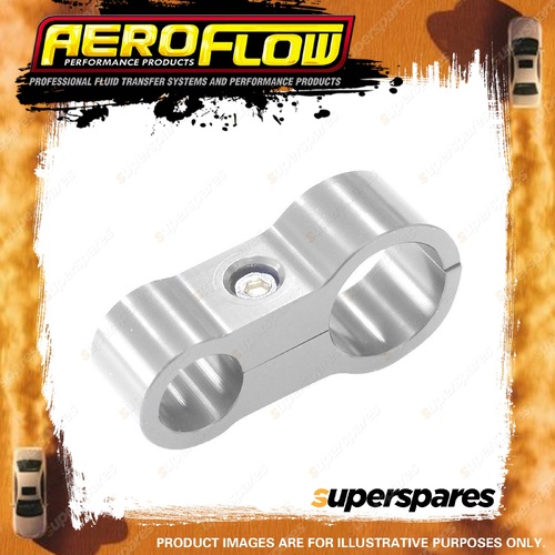 Aeroflow Stepped Billet Dual Hose Separator for Fuel Oil Lines -6 & -10 Silver