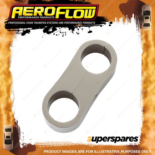 Aeroflow Billet Dual Hose Separator for Fuel Oil Line Titanium Finish -8 AN